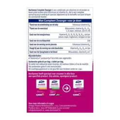 Davitamon Compleet Zwanger met Extra Foliumzuur en Vitamine D3 60 Tabletten