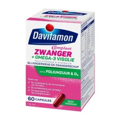 Davitamon Compleet Zwanger + Omega-3 Visolie 60 Stuks