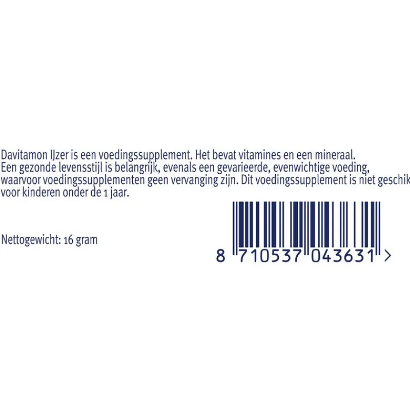 Davitamon Ijzer Vit C & B12