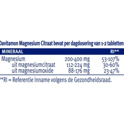 Davitamon Magnesium Citraat Tabletten 120 stuks