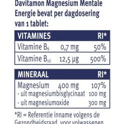 Davitamon Magnesium Mentale Energie 30ST