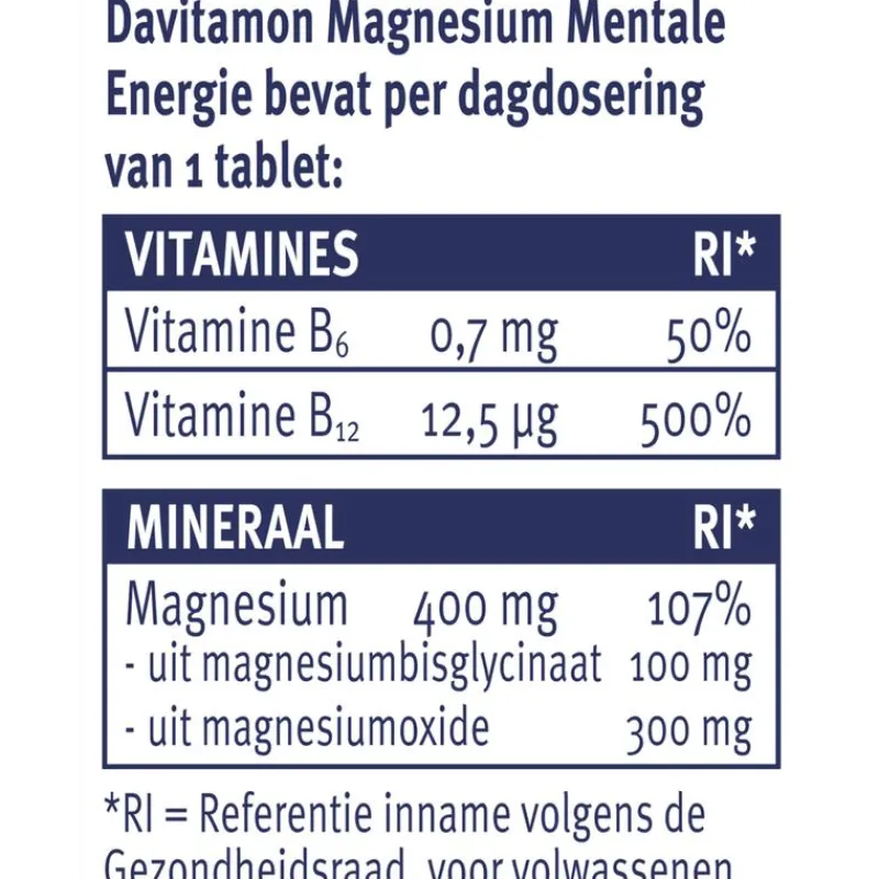 Davitamon Magnesium Mentale Energie 30ST