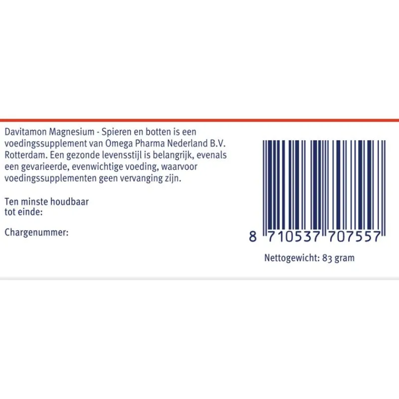 Davitamon Magnesium Met Calcium + Vitamine D Tabletten 42 Stuks