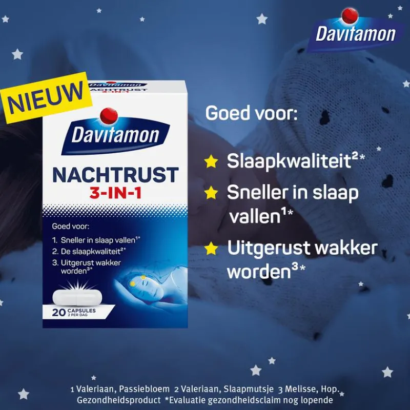 Davitamon Nachtrust 3-in-1 20 Capsules