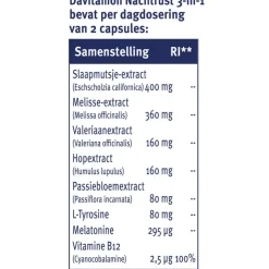 Davitamon Nachtrust 3-in-1 20 Capsules