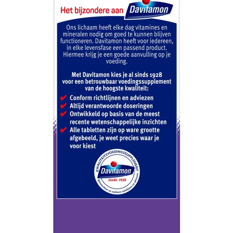 Davitamon Vitamine D3 20 mcg Smelttabletten Voordeelverpakking 150 stuks