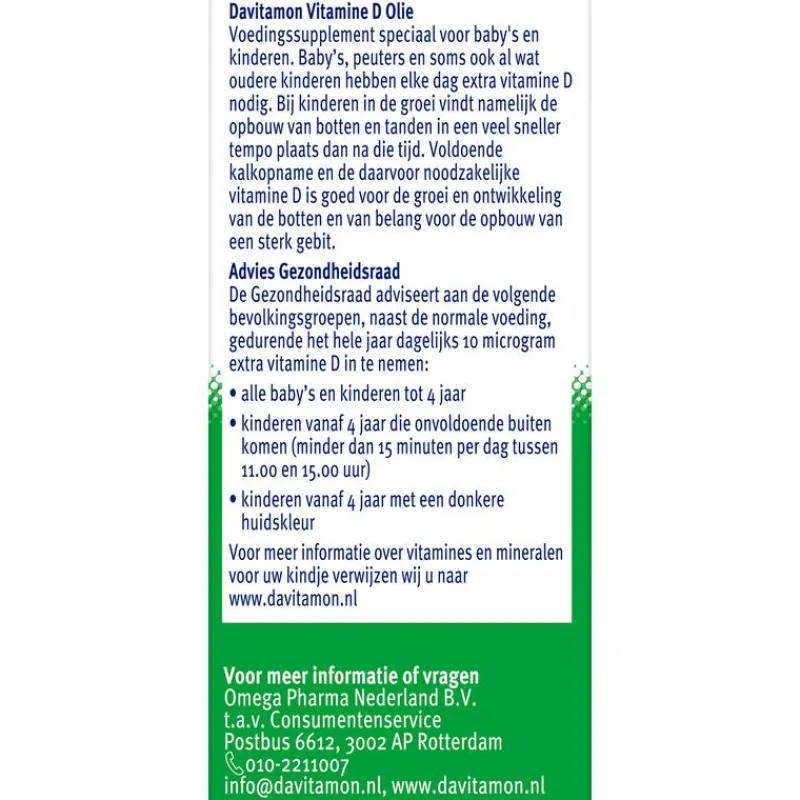 Davitamon Vitamine D Olie 25 ML