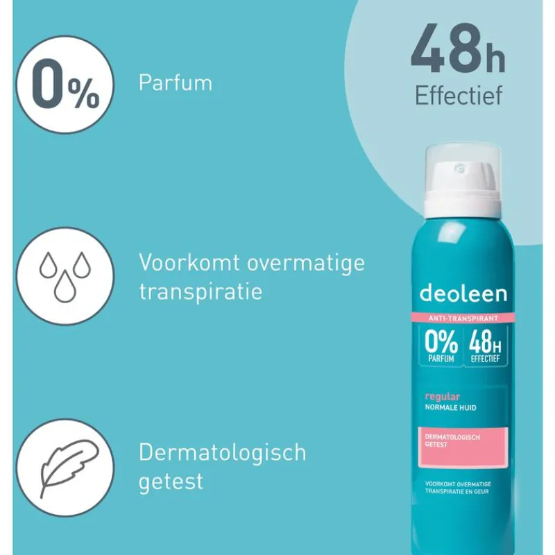 Deoleen Regular Anti-Transpirant Deodorant Spray 150 ML