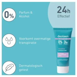 Deoleen Sensitive Anti-Transpirant Deodorant Crème 50 ML