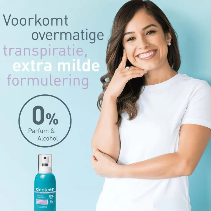 Deoleen Sensitive Anti-Transpirant Deodorant Pompspray 75 ML
