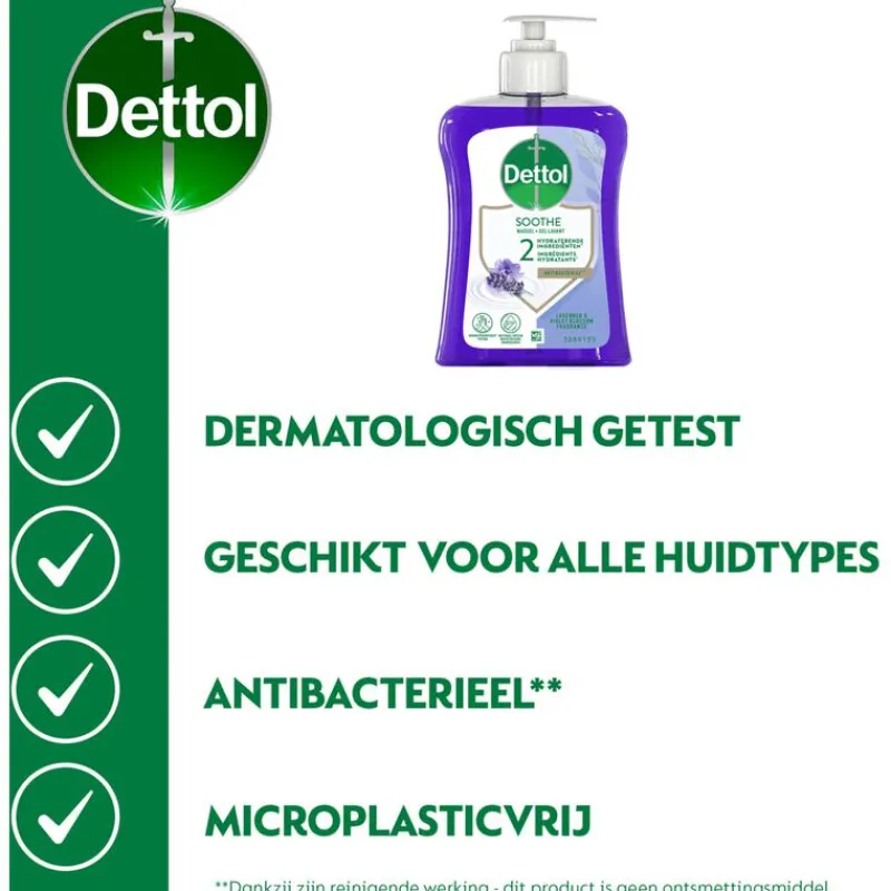 Dettol Antibacterieel Verzachtend Lavendel Handzeep 250 ML