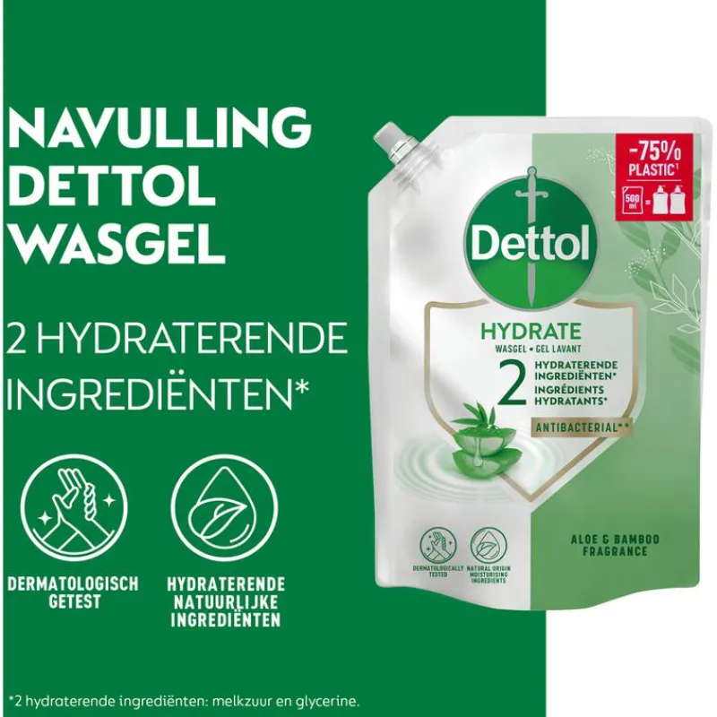 Dettol Pouch Aloe Vera 500 ML