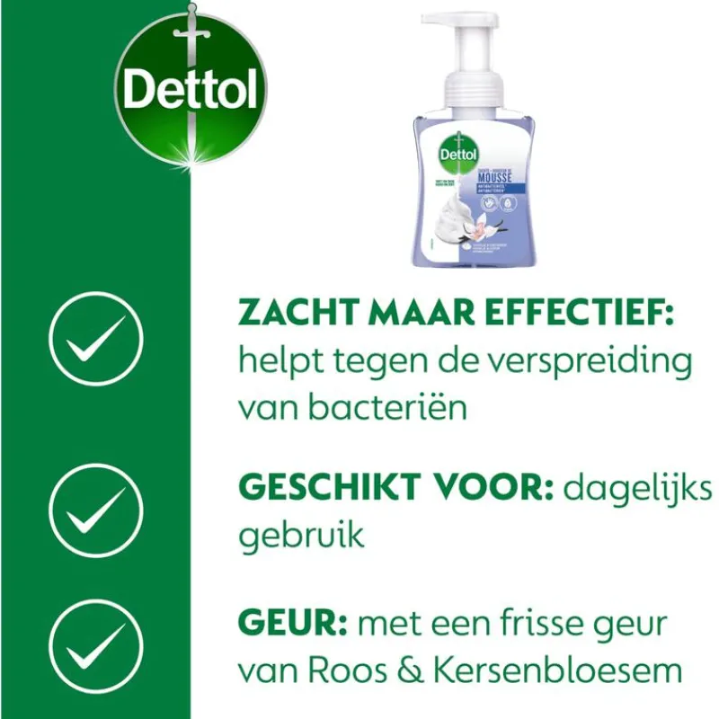 Dettol Touch of Foam Vanilla & Orchid Handzeep 250 ML
