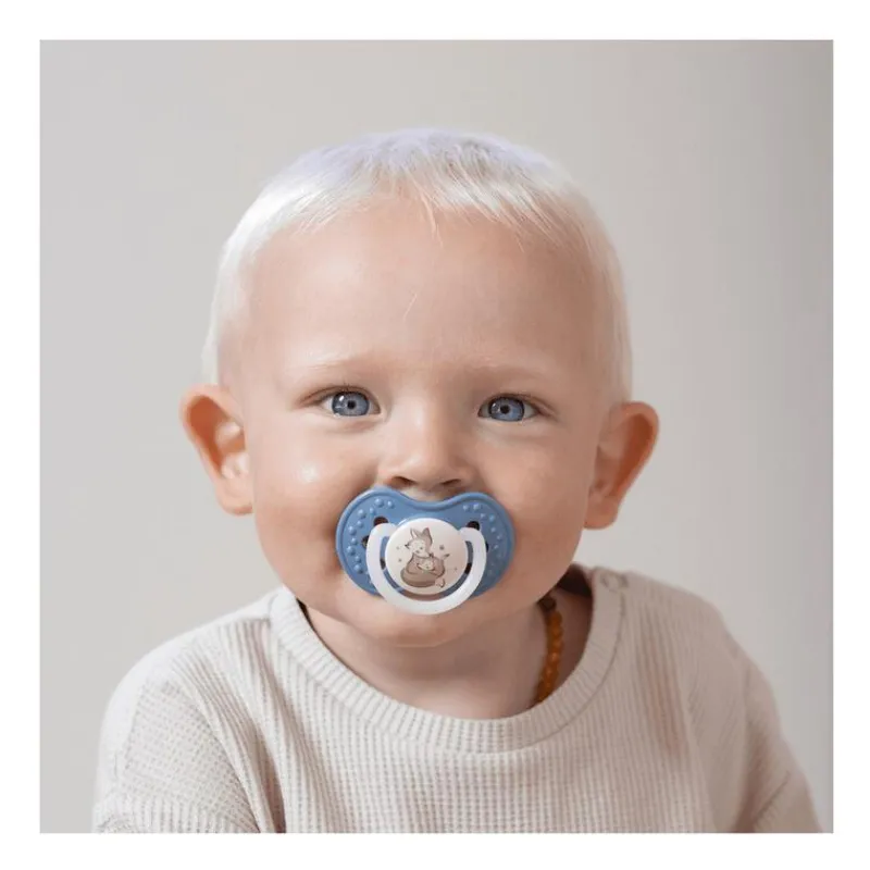 Difrax Dynamic Fopspeen 6-18M Night&Day Boy