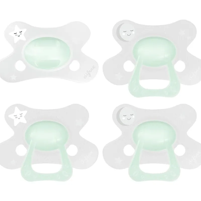 Difrax Fopspeen Natural 12+ Maanden Glow in the dark BPA-vrij