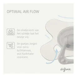 Difrax Fopspeen Natural 12+ Maanden Glow in the dark BPA-vrij