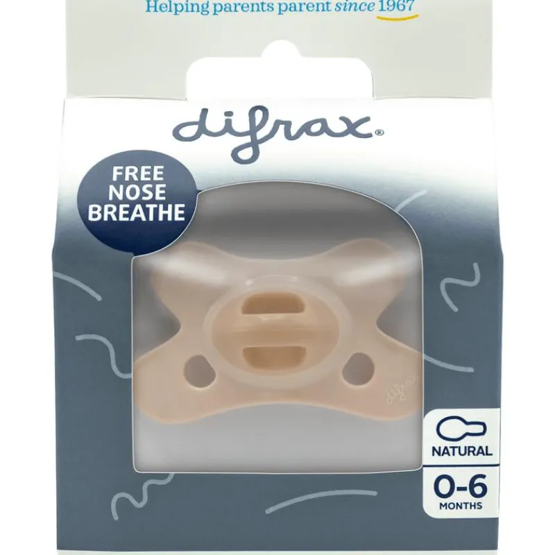 Difrax Fopspeen Naturel Earth Moonstone 0-6 Maanden