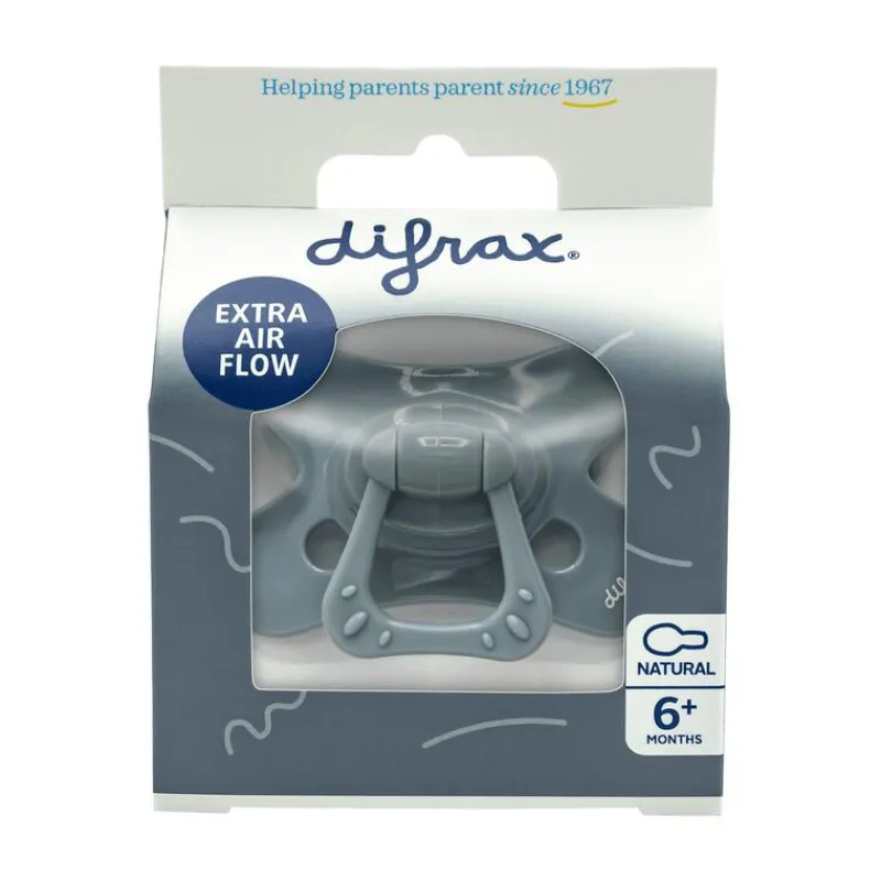 Difrax Fopspeen Naturel Uni Stone 6 Maanden