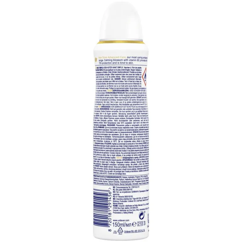 Dove Advanced Care Calming Blossom Anti-Transpirant Deodorant Spray 150 ML