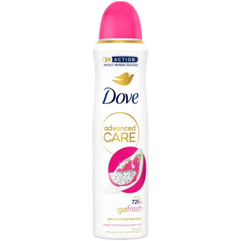 Dove Advanced Care Dragon Fruit & Coconut Cream Deodorant Spray 150 ML