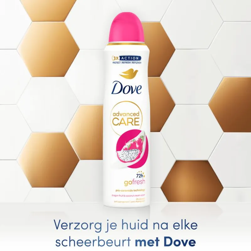Dove Advanced Care Dragon Fruit & Coconut Cream Deodorant Spray 150 ML