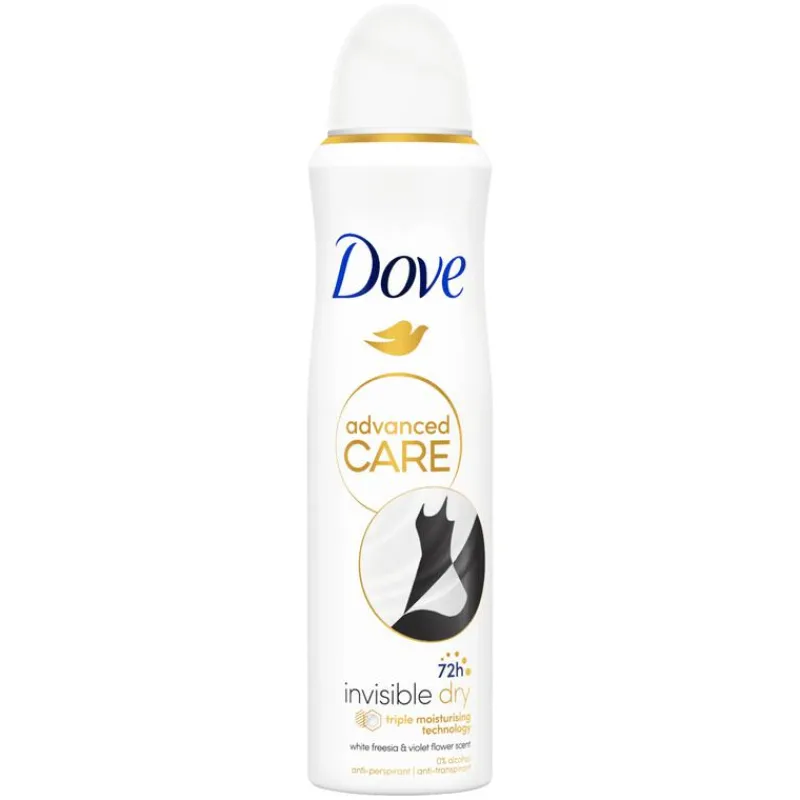 Dove Advanced Care Invisible Dry Anti-transpirant Deodorant Spray 150 ML