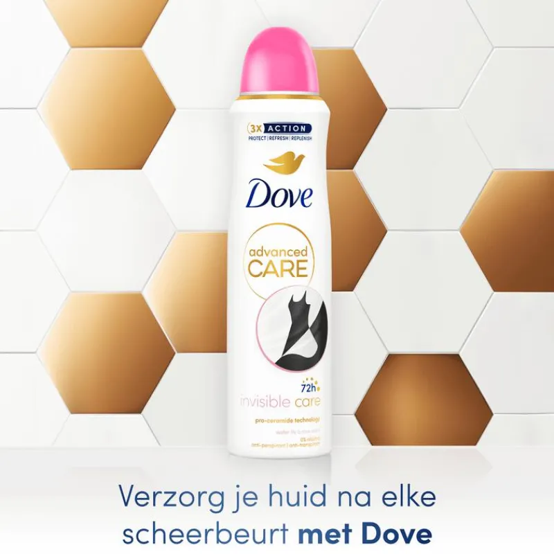 Dove Advanced Care Invisible Care Anti-Transpirant Deodorant Spray 150 ML