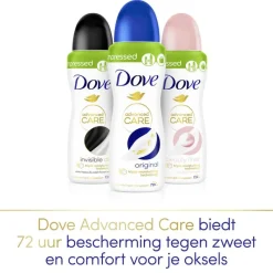 Dove Advanced Care Original Anti-Transpirant Deodorant Spray 100 ML