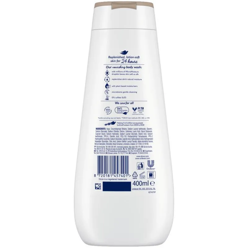Dove Advanced Care Showergel Nourishing Silk 400 ML