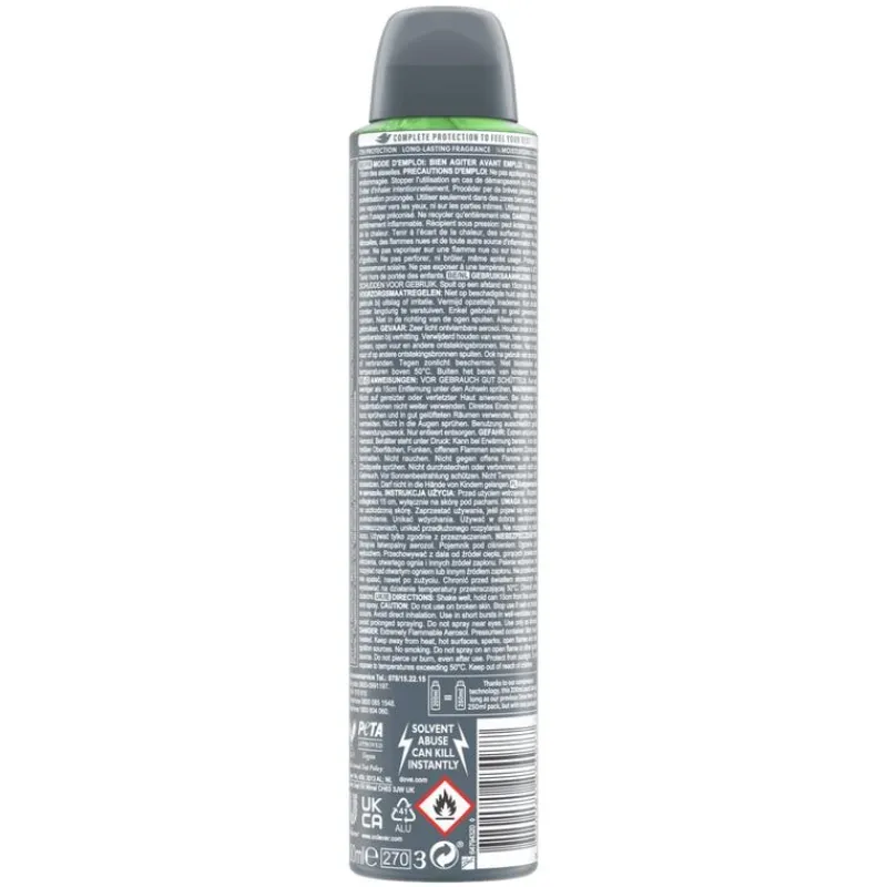 Dove Men+Care Advanced Extra Fresh Anti-Transpirant Deodorant Spray 200 ML