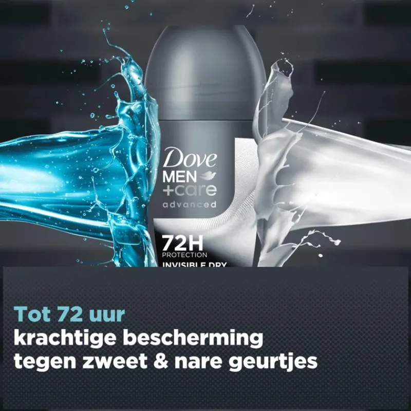 Dove Men+Care Advanced Invisible Dry Anti-Transpirant Deodorant Roller 50 ML
