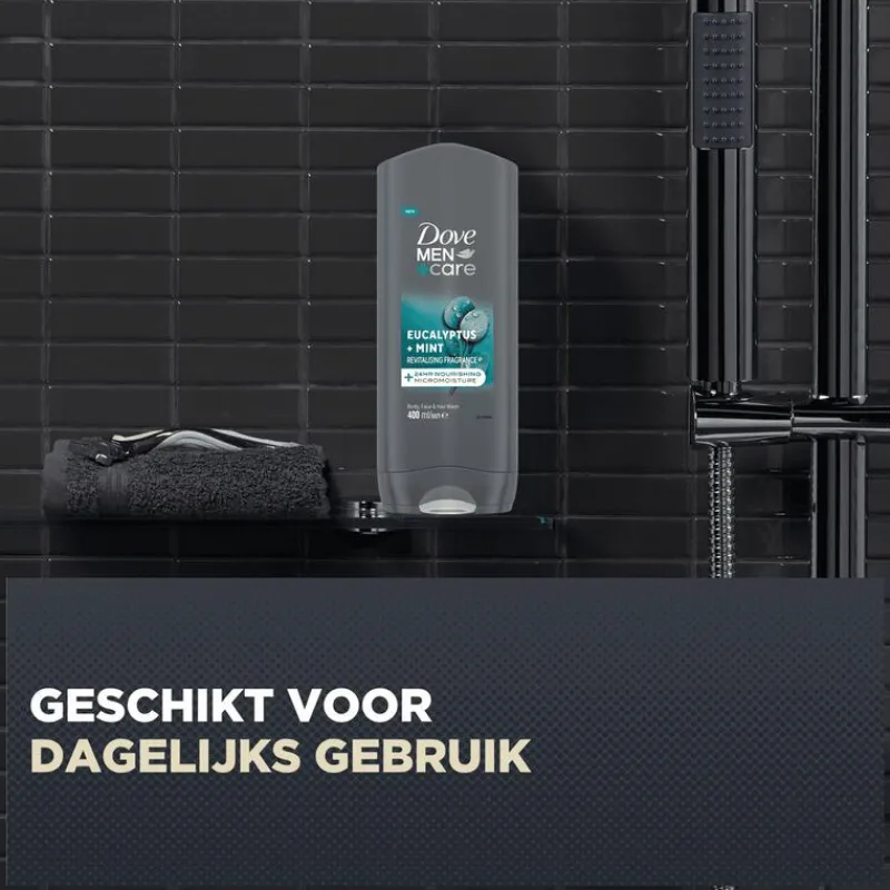 Dove Men + Care Showergel Eucalyptus + Mint 400 ML