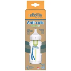 Dr. Brown's Dr. Brown’s Anti-Colic Brede Halsfles Glas 270 ML