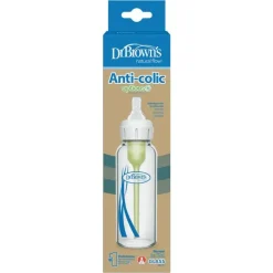 Dr. Brown's Dr. Brown’s Anti-Colic Smalle Halsfles Glas 250 ML