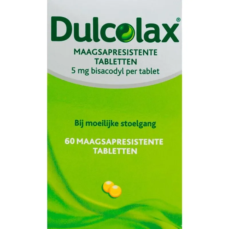 Dulcolax Bisacodyl Omhulde Tabletten 5 MG 60 Tabletten