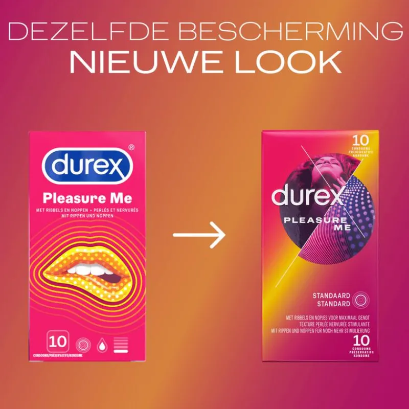 Durex Condooms Pleasure Me met Ribbels 10 stuks