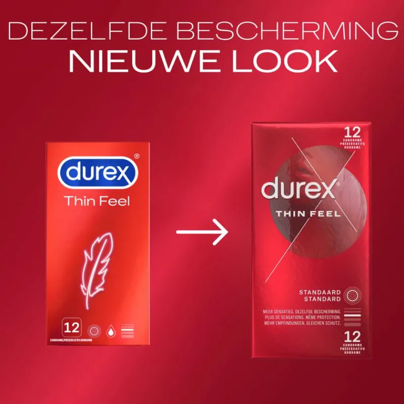 Durex Condooms Thin Feel 12 stuks