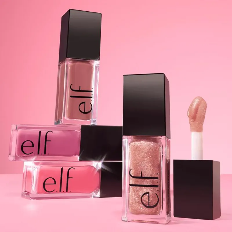 e.l.f. Glow Reviver Plumping Lip Oil Warm Pink