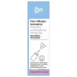 Etos Allergieneusspray Natriumcromoglicaat 40 mg/ml 10 ML