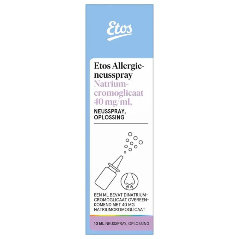 Etos Allergieneusspray Natriumcromoglicaat 40 mg/ml 10 ML