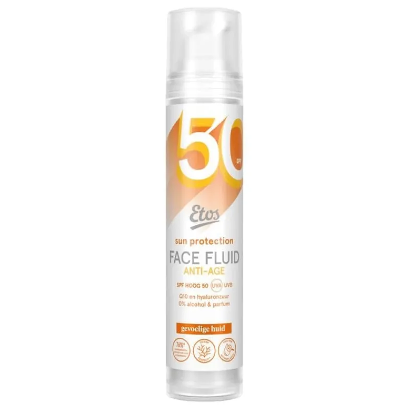 Etos Anti-Age Gezichtszonnebrand SPF50 Gevoelige Huid