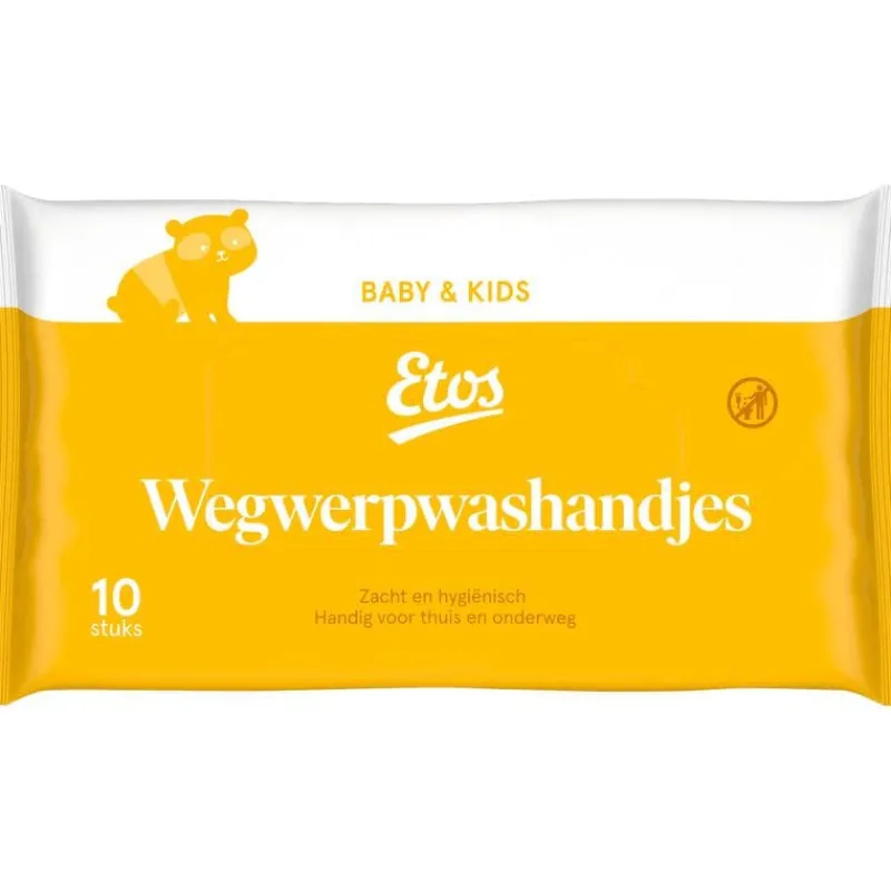 Etos Baby & Kids Wegwerpwashandjes 10 stuks