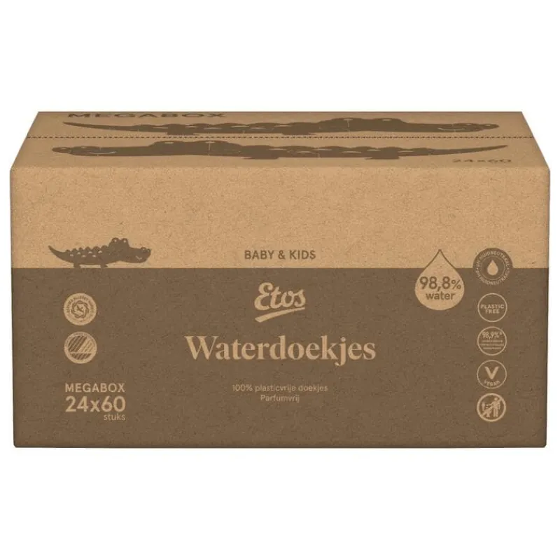 Etos Baby Waterdoekjes Megabox 60x24