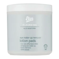 Etos Eye Make-Up Remover Lotion Pads 100 stuks