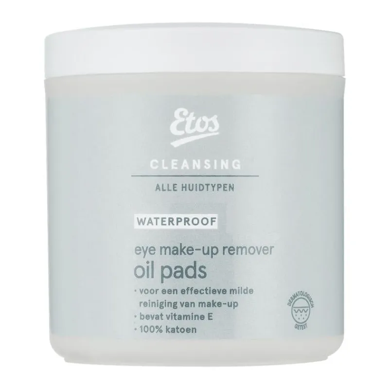 Etos Eye Make-Up Remover Olie Pads 100 stuks