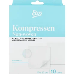 Etos Gaaskompressen 10 x 10 CM 10 stuks