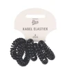 Etos Kabelelastieken Zwart 5St