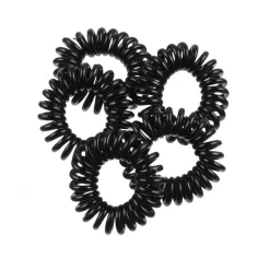 Etos Kabelelastieken Zwart 5St