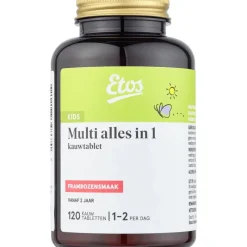 Etos Kids Multi Kauwtabletten Frambozensmaak 120 tabletten