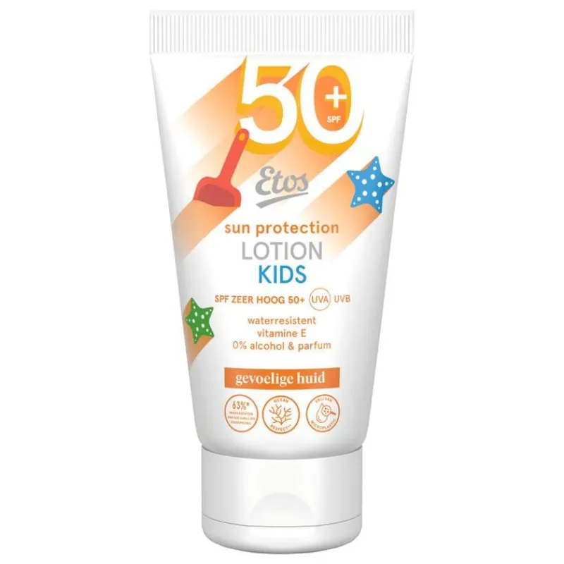 Etos Kids Zonnebrand Lotion SPF50+ Gevoelige Huid 50 ML